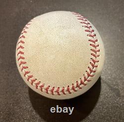 Jacob DeGrom New York Mets Game Used Baseball Strikeout 2020 MLB Auth
