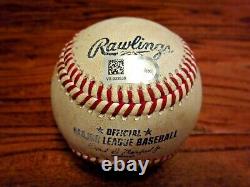 Jake Cave Twins Game Used TRIPLE Baseball 8/8/2021 Hit #170 vs Astros McCullers