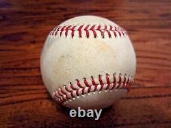 Jeremy Pena Astros Game Used Baseball 7/1/2022 60 Year Logo Angels Reach Error