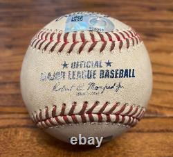 Jeremy Pena Astros Game Used DOUBLE Baseball 8/20/2023 vs Mariners Hit #239