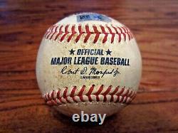 Jeremy Pena Astros Game Used SINGLE Baseball 5/21/2022 Hit #35 60th Logo ROOKIE