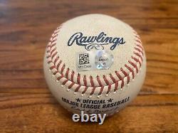 Jeremy Pena Astros Game Used SINGLE Baseball 6/29/2022 Hit #56 ROOKIE WS MVP