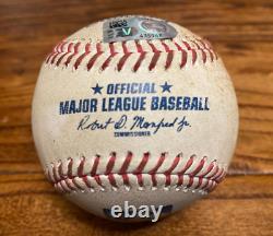 Jeremy Pena Astros Game Used SINGLE Baseball 8/23/2023 vs Red Sox Hit #243