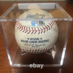 Jimmy Rollins Game Used Baseball Ball LA Los Angeles Dodgers 8/2/2015 Single