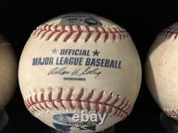 Joe Mauer Signed Game Used Baseball Career Hit #1083 With MLB & Ironclad Holograms