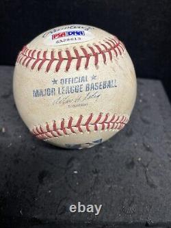 Jose Altuve Signed/Autographed Game Used Baseball MLB/PSA Holo Houston Astros