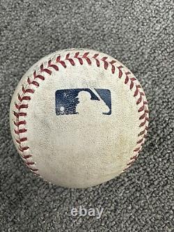 Jose Ramirez Cleveland Guardians Game Used Baseball Career Hit 1183 MLB Auth