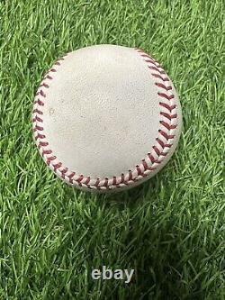 Jose Ramirez Cleveland Guardians Game Used Baseball RBI Triple 2023 MLB Auth