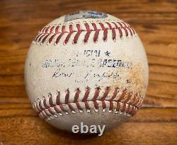 Josh Donaldson Yankees ALCS Game Used DOUBLE Baseball 10/20/2022 Hit vs Astros