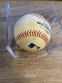 Julio Rodriguez Game-Used MLB DEBUT AT-BAT Ball 4/8/2022 Pitch to J-Rod-MLB AUTH