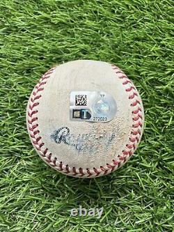 Julio Rodriguez Seattle Mariners Game Used Baseball 112th Hit 2022 AL ROY MLB
