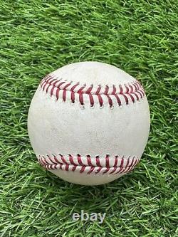Julio Rodriguez Seattle Mariners Game Used Baseball 112th Hit 2022 AL ROY MLB