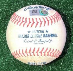 Justin Turner RBI SINGLE Hit #991 Dodgers vs Astros Game Used Baseball 7/28/2020