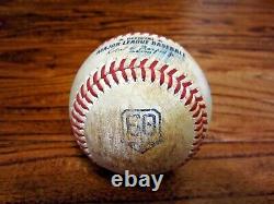 Justin Verlander Astros Game Used Baseball 8/23/2022 60 Year Logo vs Twins OUT