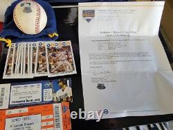 Justin Verlander LOT Game Used Baseball 2007 & 2011 No Hitter Tickets 10 Cards