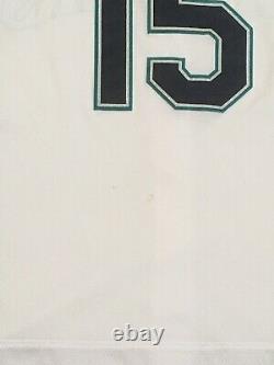 KYLE SEAGER size 46 #15 2016 Seattle Mariners game used jersey home white MLB