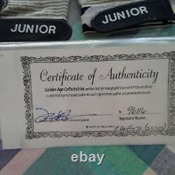 Ken Griffey Jr. 1990's Game Used Batting Baseball Gloves, Certificate & Letter