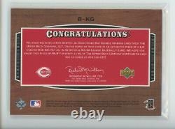 Ken Griffey Jr. Game-used Bat Barrel /7 2002 Ud Upper Deck Sweet Spot Nameplate