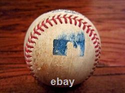Khris Davis A's Game Used SINGLE Baseball 10/2/2021 2ND TO LAST Hit #819 Astros