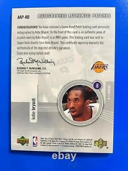 Kobe Bryant 2004 sp game used AUTHENTIC 3 COLOR JERSEY PATCH AUTO AUTOGRAPH /50