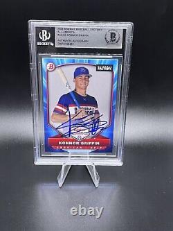 Konnor Griffin Signed 2023 Bowman Baseball Factory All American Game BAS Auto