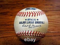 Kutter Crawford Red Sox Game Used STRIKE OUT Baseball 8/2/2022 Astros + Diaz 1B