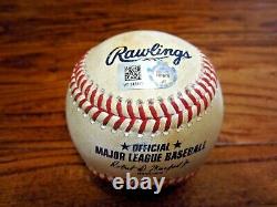 Kutter Crawford Red Sox Game Used STRIKE OUT Baseball 8/2/2022 Astros + Diaz 1B