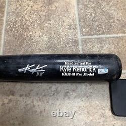 Kyle Kendrick Signed Auto Autograph Game Used Baseball Mat MLB COA Phillies