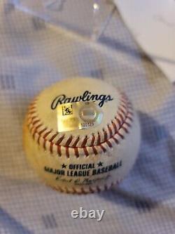 Kyle Schwraber Phillies Astros 10/3/22 Game Used Ball Wildcard Clinch Space City