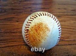 Lance Berkman Rangers Game Used RBI DOUBLE Baseball 4/3/2013 vs Astros Hit #1849