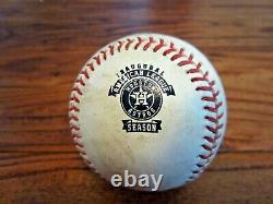 Lance Berkman Rangers Game Used RBI DOUBLE Baseball 4/3/2013 vs Astros Hit #1849