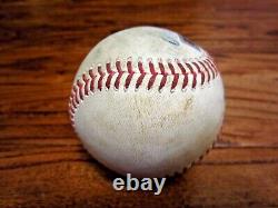 Leody Taveras Rangers Game Used SINGLE Baseball 8/11/2022 Culberson Hit Astros K