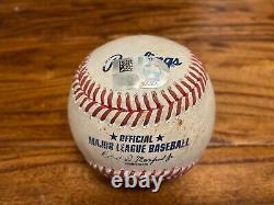 Logan Gilbert Mariners ALDS Game Used STRIKE OUT Baseball 10/11/2022 K #2 Astros