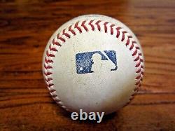 Luis Garcia Astros Game Used STRIKE OUT Baseball ALCS Game 2 10/16/2021 Red Sox