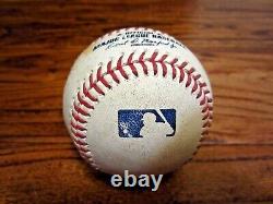Luis Garcia Astros Game Used STRIKE OUT Baseball ALCS Game 6 10/22/2021 CLINCH