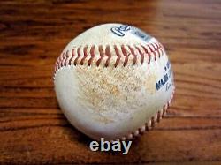 Luis Garcia Astros Game Used STRIKE OUT Baseball ALCS Game 6 10/22/2021 CLINCH