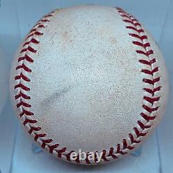 Luis Robert Double White Sox Vs Cubs 2020 Spring Training Mlb Game Used Baseball