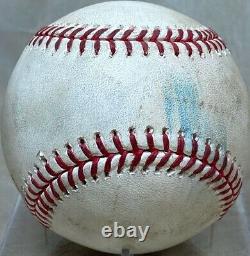 M. DUBON GAME USED BASEBALL from BRUCE BOCHY FINAL GAME 2019 GIANTS v DODGERS