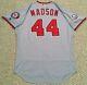 Madson Size 50 #44 2018 Washington Nationals Game Used Jersey Road Gray With Use