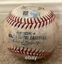 MANNY MACHADO ERIC HOSMER Padres Angels 8/27/21 Authentic Game Used Baseball
