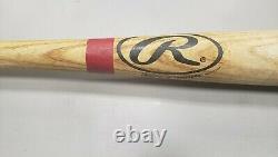 MARK McGWIRE Rawling Adirondack Red Ring Game Used 1998 Season Baseball Bat COA