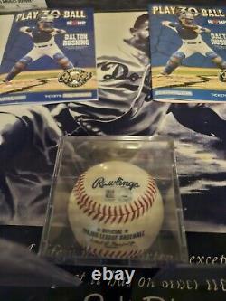 MLB DEBUT GAME USED Baseball WANDER FRANCO MLB AUTHENTICATED Plus SIGNED CARD
