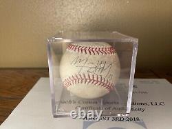 Manny Machado #13 autograph Game Used Major League Baseball
