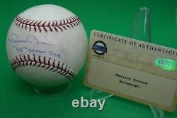 Mariano Rivera autographed Game Used Baseball withInscription 396th Career Save