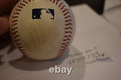 Matt McLain MLB Debut game used baseball May 15 2023 Cincinnati Reds at Rockies