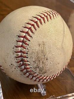 Max Scherzer Game Used Ball Dodgers 2021 NLDS SF Giants Pitch To Crawford