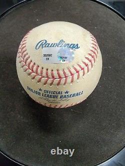 Max Scherzer Game Used Pitched Baseball 4/6/2013 Yankees at Tigers MLB #EK352592