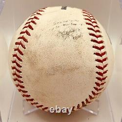 Max Scherzer Pitch Mlb Game Used Baseball Passes Cy Young All-time K's Nationals