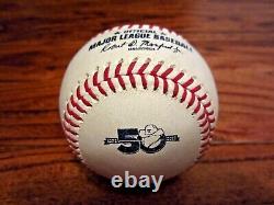 Michael Brantley Astros Game Used SINGLE Baseball 6/14/2022 Hit #1631 TX 50 Logo