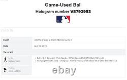 Michael Harris II Game Used 2022 At Bat MLB Auth Baseball 2022 ROY ATL Braves